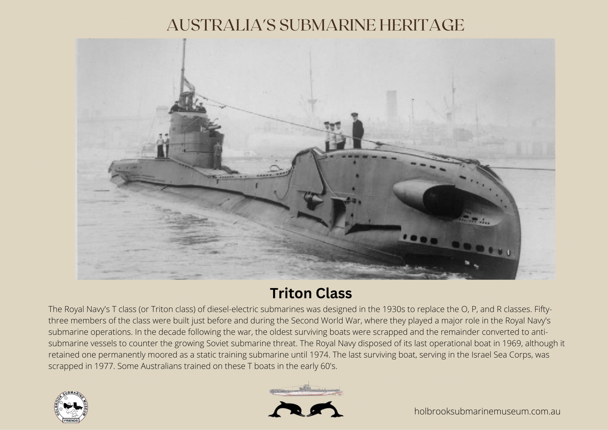 THE SUBMARINES – FRIENDS OF HOLBROOK SUBMARINE MUSEUM Inc.